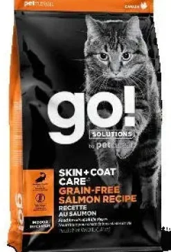Petcurean GO! Skin & Coat Cat Grain Free Salmon Recipe Dry Cat Food - 16 lb Bag