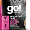 Petcurean GO! Skin & Coat Care Minced Chicken Wet Cat Food - 6.4 oz - Case of 24