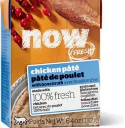 Petcurean NOW FRESH Grain-Free Chicken Pate' Wet Cat Food - 6.4 oz - Case of 24