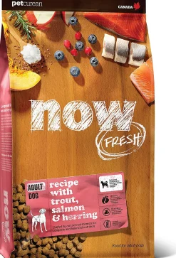 Petcurean NOW FRESH Grain-Free Fish Adult Recipe Dry Dog Food - 22 lb Bag