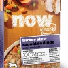 Petcurean NOW FRESH Grain-Free Turkey Stew Wet Dog Food - 12.5 oz - Case of 12