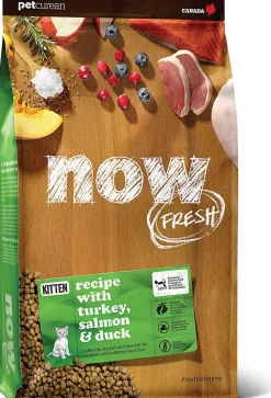 Petcurean NOW FRESH Grain-Free Kitten Recipe (6 per bale) Dry Cat Food - 3 lb Bag