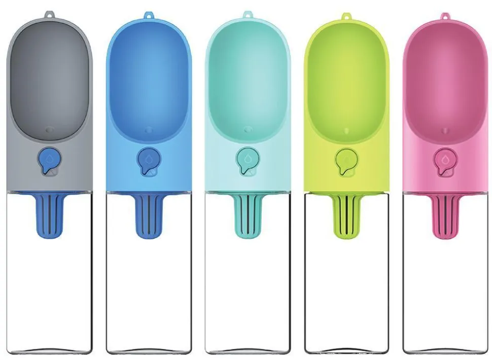 PETKIT ® Eversweet Travel 'One Touch' Filtered Carbonated Handheld Pet Dog Cat Dispensing Drinking Waterer Water Feeder