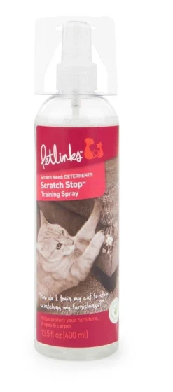 Petlinks Scratch Stop Cat Scratching Deterrent Spray - 13.5 Oz
