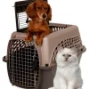 Petmate 2 Door Top Load Dog Kennel - Metallic Pearl Tan, Coffee Grounds - 24 in