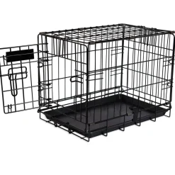 Petmate 2 Door Training Retreat Dog Kennel - Black - 19 in
