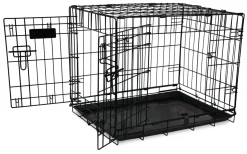 Petmate 2 Door Training Retreat Dog Kennel - Black - 24 in