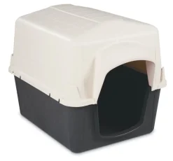 Petmate Barnhome III Dog House Bleached Linen/Black - Small