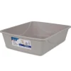 Petmate Basic Cat Litter Pan Mouse - Gray - Large