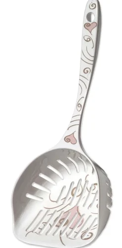 Petmate Curvations Cat Litter Scoop White/Pink Hearts - Jumbo