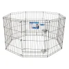 Petmate Exercise Pen with Door - Black - 36 in