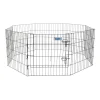 Petmate Exercise Pen with Door - Black - 24 in