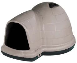 Petmate Indigo Dog House - Taupe/Black - Large