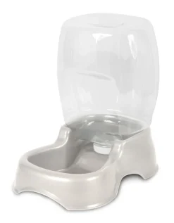Petmate Pet Cafe Waterer Pearl Silver - Medium