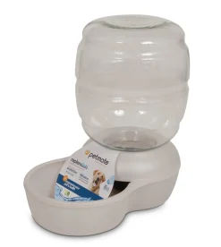 Petmate Replendish Water With Microban - Pearl Silver Grey - Large