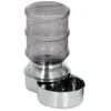 Petmate Replenish Waterer Stainless Steel Stainless Steel/Smoke - Small