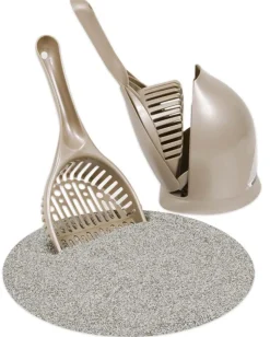 Petmate Scoop 'N' Hide Cat Litter Scoop Titanium - One Size