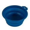 Petmate Silicone Round Travel Pet Bowl Navy Blue - Medium