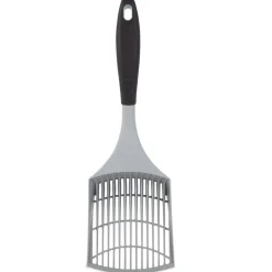 Petmate Simple Sifting Cat Litter Scoop Grey, Black - Standard