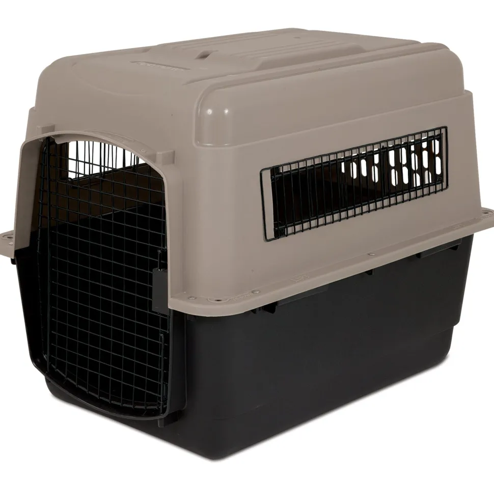 Petmate Ultra Vari Dog Kennel - Taupe, Black - 32 in