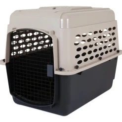 Petmate Vari Dog Kennel - Taupe, Black - 32 in