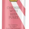 Pets Global Fussie Cat Chicken/Beef Puree Wet Cat Food - .05 Oz Tubes - 4 Pack