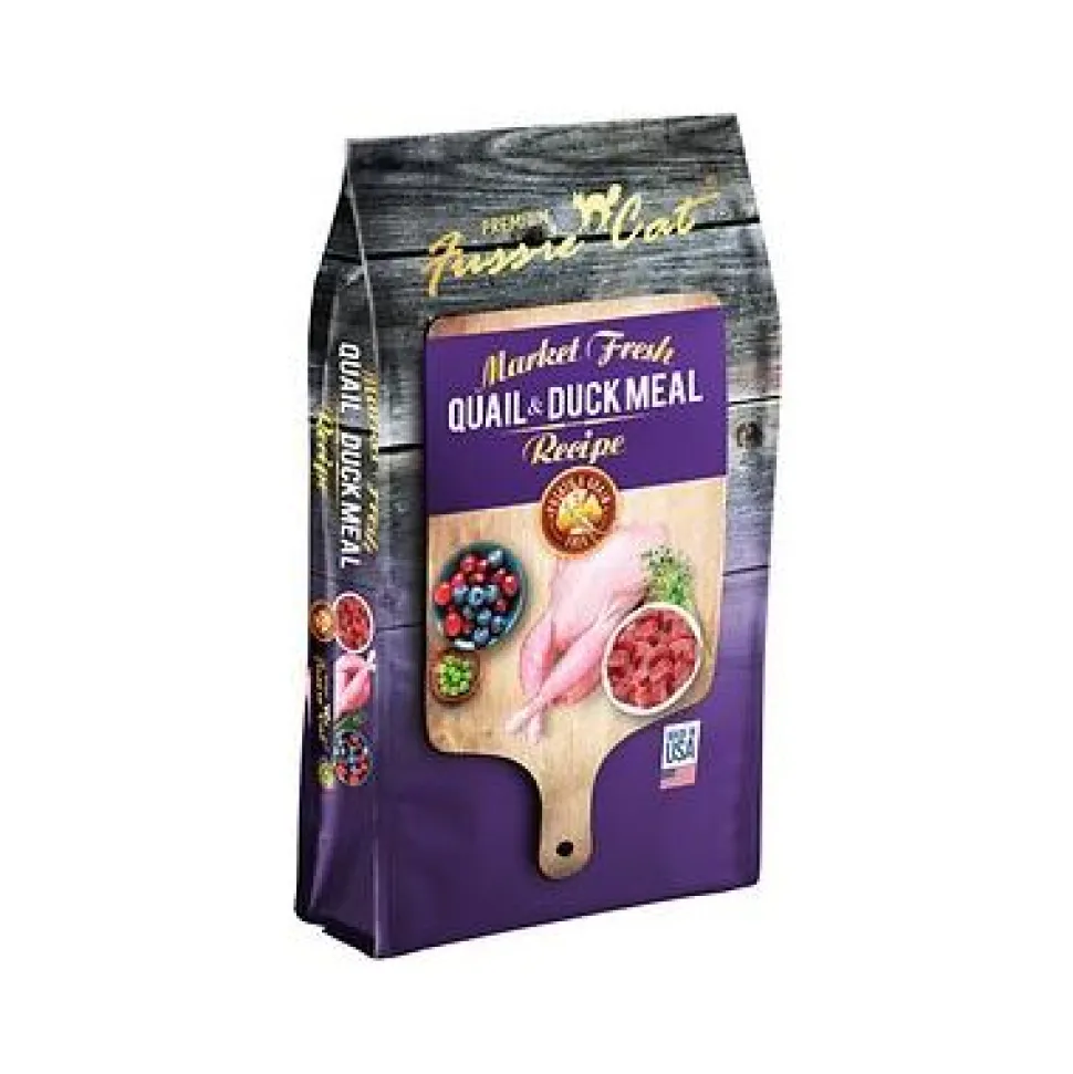 Pets Global Fussie Cat Quail/Duck Meal Dry Cat Food - 4 lb Bag