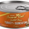 Pets Global Fussie Cat Turkey & Guineafowl Market Fresh Canned Cat Food - 5.5 Oz - Case of 24