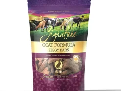 Pets Global Grain-Free Ziggy Bars Zignature Goat Formula Biscuit Dog Treats - 12 oz Bag