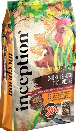 Pets Global Inception Dog Food Chicken with Pork Recipe Dry Dog Food - 4 lb Bag