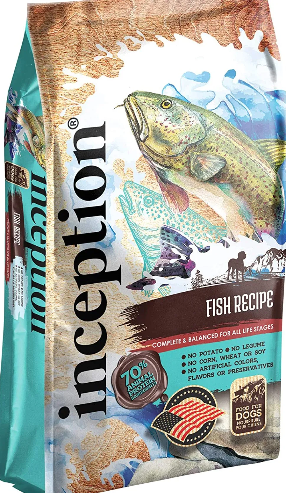 Pets Global Inception Dog Food Fish Recipe Dry Dog Food - 27 lb Bag