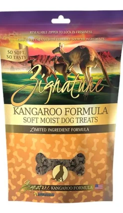 Pets Global Zignature Kangaroo Soft Moist Treats For Dog - 4 Oz