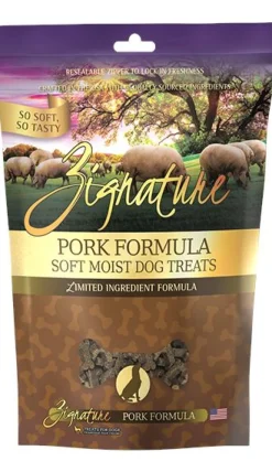 Pets Global Zignature Pork Soft Moist Treats For Dog - 4 Oz