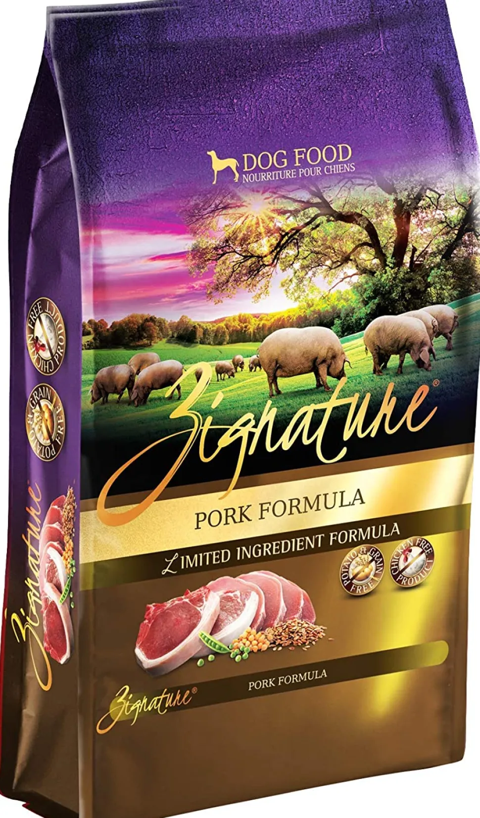 Pets Global Zignature Pork Formula Dry Dog Food - 12.5 lb Bag