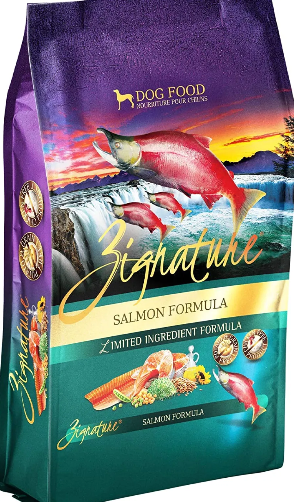 Pets Global Zignature Salmon Formula Dry Dog Food - 12.5 lb Bag