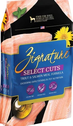 Pets Global Zignature Select Cuts Trout & Salmon Formula Dry Dog Food - 25 lb Bag