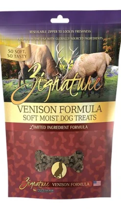 Pets Global Zignature Venison Soft Moist Treats For Dog - 4 Oz