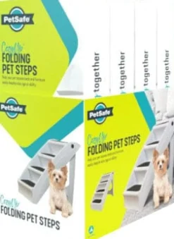 Petsafe Cozyup Folding Pet Steps Display - Gray - 20 In - 4 Count