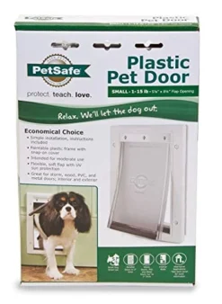 Petsafe Plastic Pet Door - White - Small