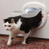 Petsafe 4-Way Locking Big Cat Door - White - Large