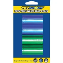 PetSport Duty Calls Waste Bag Refills - Assorted - 4 pk