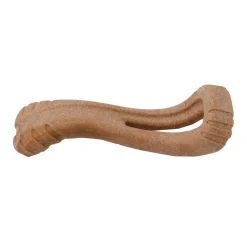 Petstages Dogwood Real Wood Blended Flip N' Chew Bone Floating Fetch Dog Toy - Medium