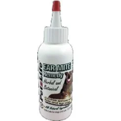 PETZLIFE Ear Mite Remedy Solution for Dogs and Cats - 2 oz