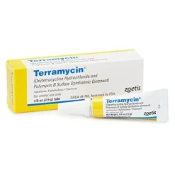 Pfizer Terramycin Opthalmic Ointment Veterinary Supplies Ointments & Creams - 3.5 Gm