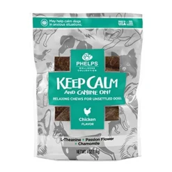 Phelps Wellness Collection Keep Calm & Canine On! Recipe Soft and Chewy Dog Treats - Chicken - 4.5 Oz