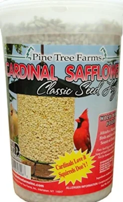 Pine Tree Farms Classic Seed Log Wild Bird Food - Cardinal Safflower - 32 Oz