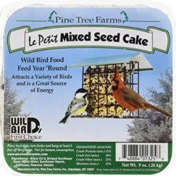 Pine Tree Farms Le Petit Seed Cake Wild Bird Food - Mixed - 9 Oz