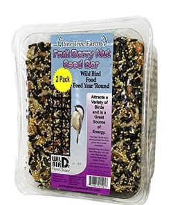 Pine Tree Farms Seed Bar Wild Bird Food - Fruitberry Nut - 14 Oz - 2 Pack