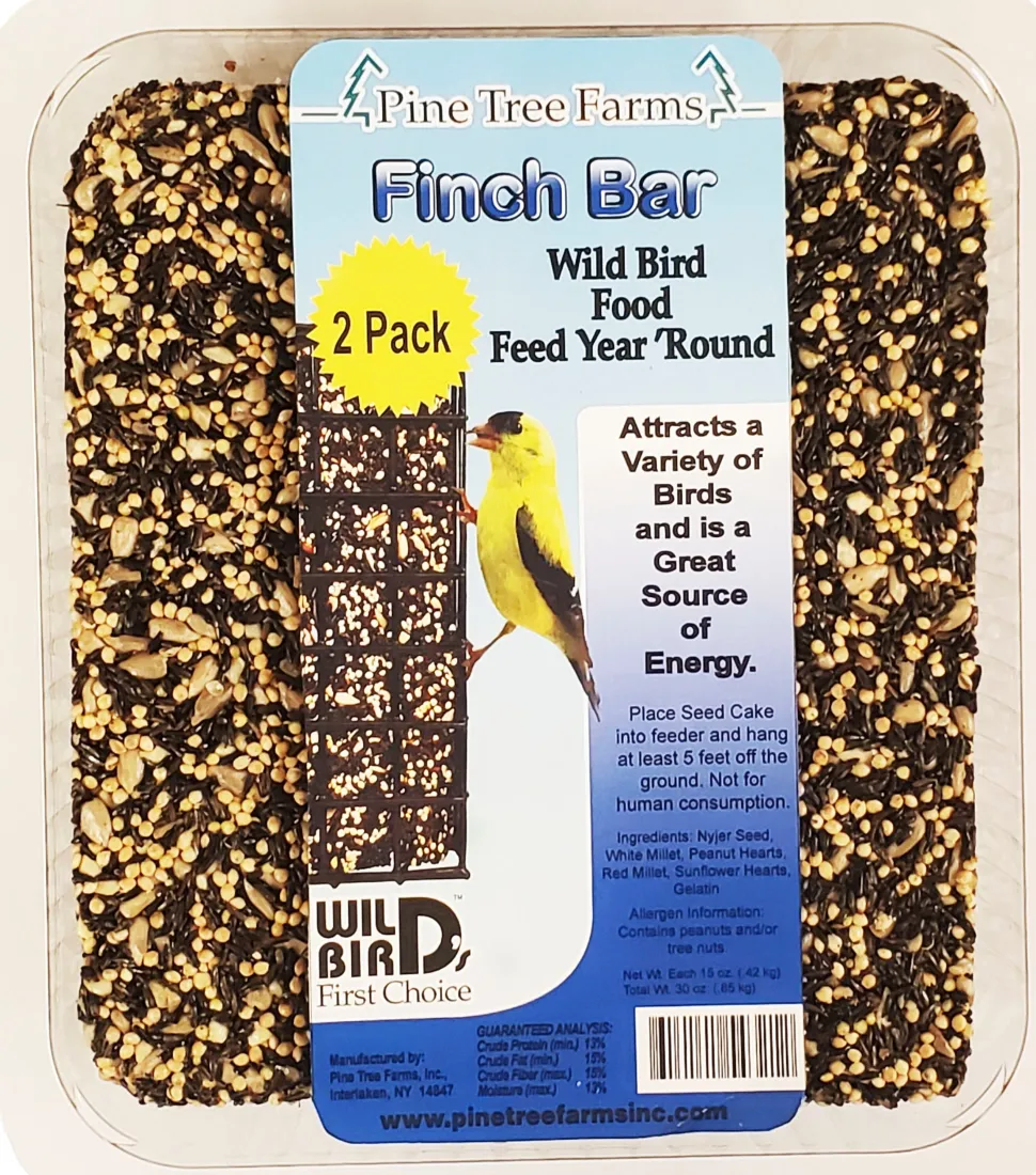 Pine Tree Farms Seed Bar Wild Bird Food - Finch - 15 Oz - 2 Pack
