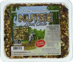 Pine Tree Farms Seed Cake Wild Bird Food - Nutsie - 2.75 Lbs